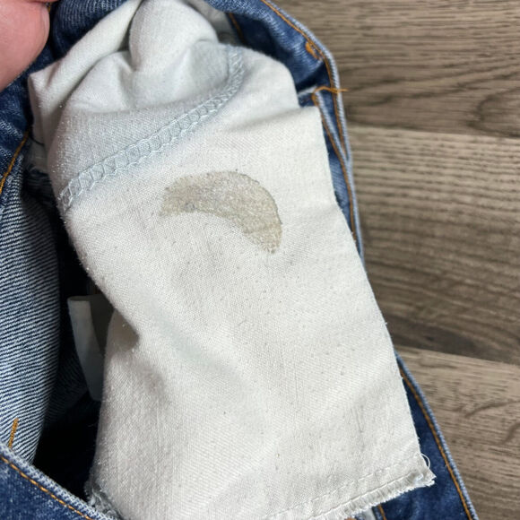 VTG Levis 517 Jeans Fits 34x26 Raw Hem Saddleman Orange Tab‎ 1980s Made in USA - Picture 6 of 10